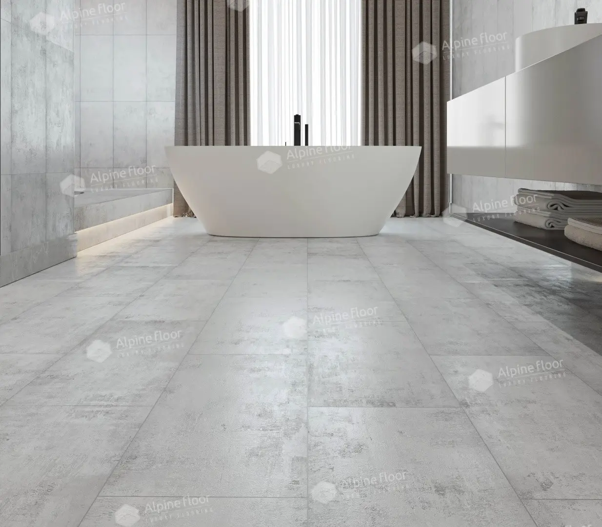 SPC Ламинат Alpine Floor SPC Stone Mineral Core ЕСО 4-18 Сумидеро 4V 43кл