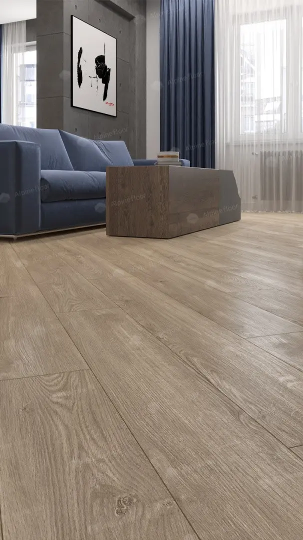 ПВХ-плитка Alpine Floor LVT Sequoia ЕСО 6-2 Секвойя Коньячная 4V 43кл