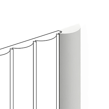 Финишный молдинг Hiwood LF137B NP/ 26.8 х 12 х 2700