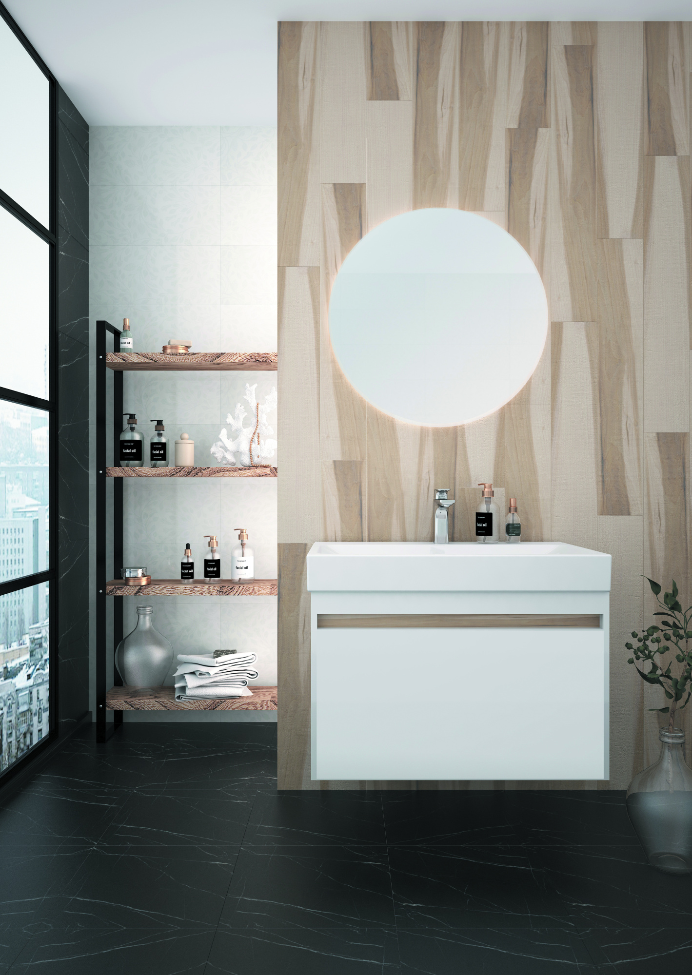 Тумба под раковину Creto Etna 60 White