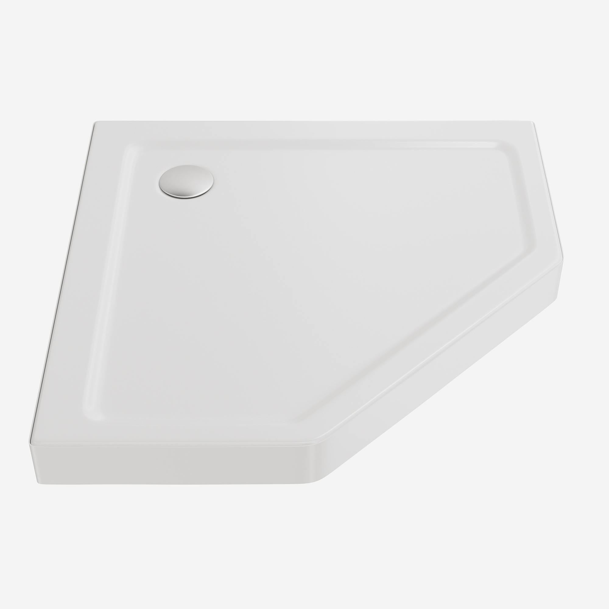 Экран акриловый Creto Pegas 90х90 для поддона 7-1002