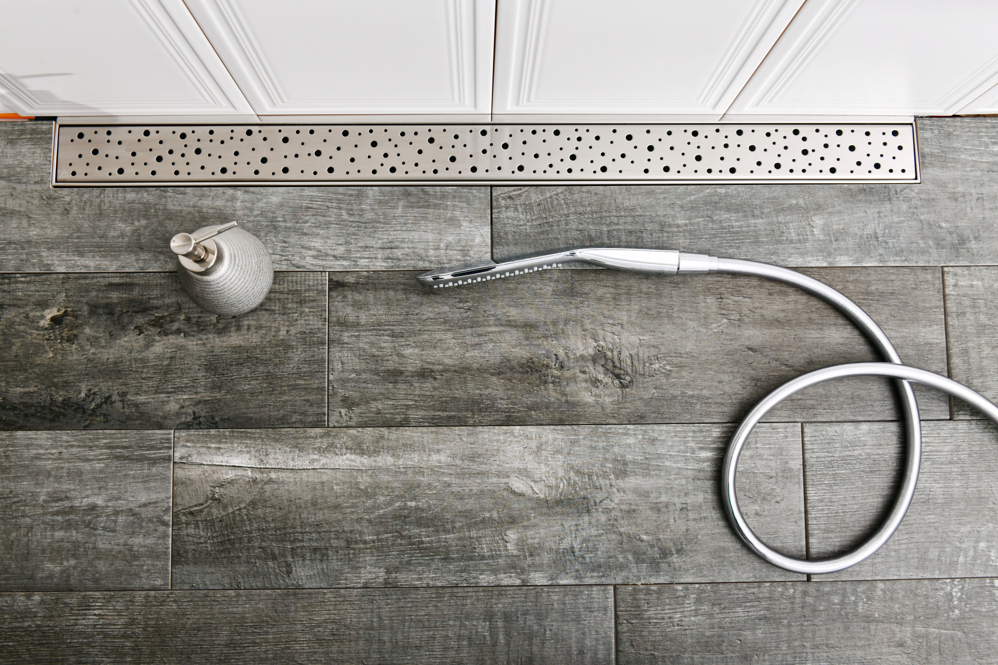 Душевой лоток 85 см Creto Points CRE-850 PH-P с решеткой, хром