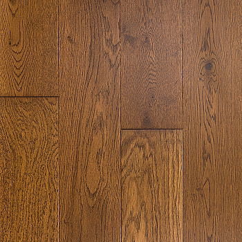 Инженерная доска CROWNWOOD Classic Arte 2-х слойная шип-паз Дуб Вильц УФ-лак/Рустик/Браш 400..1500 х 145 х 15 / 1.0875м2