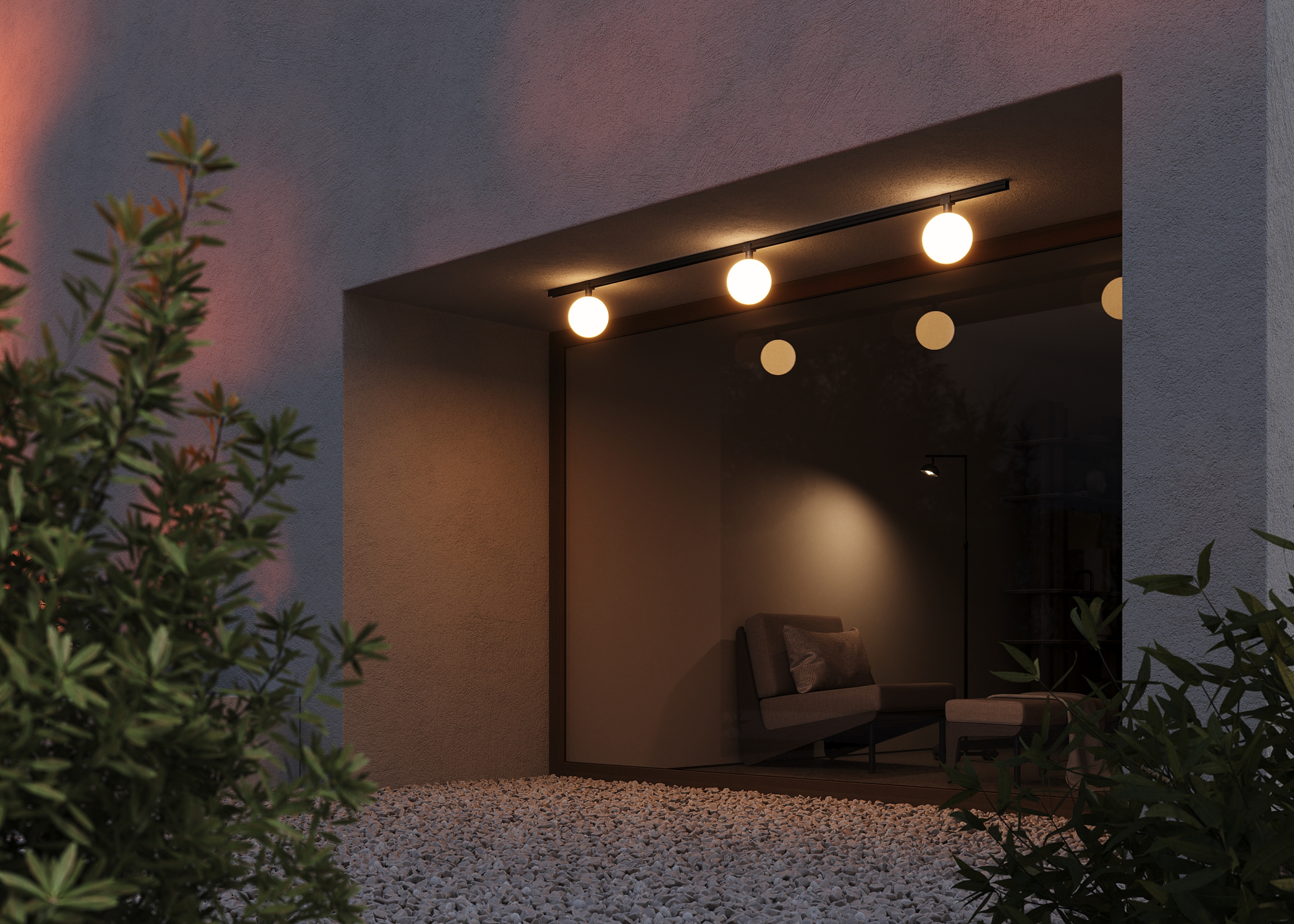 Уличный трековый светильник Outdoor O-TR01-2-S-9WB3K