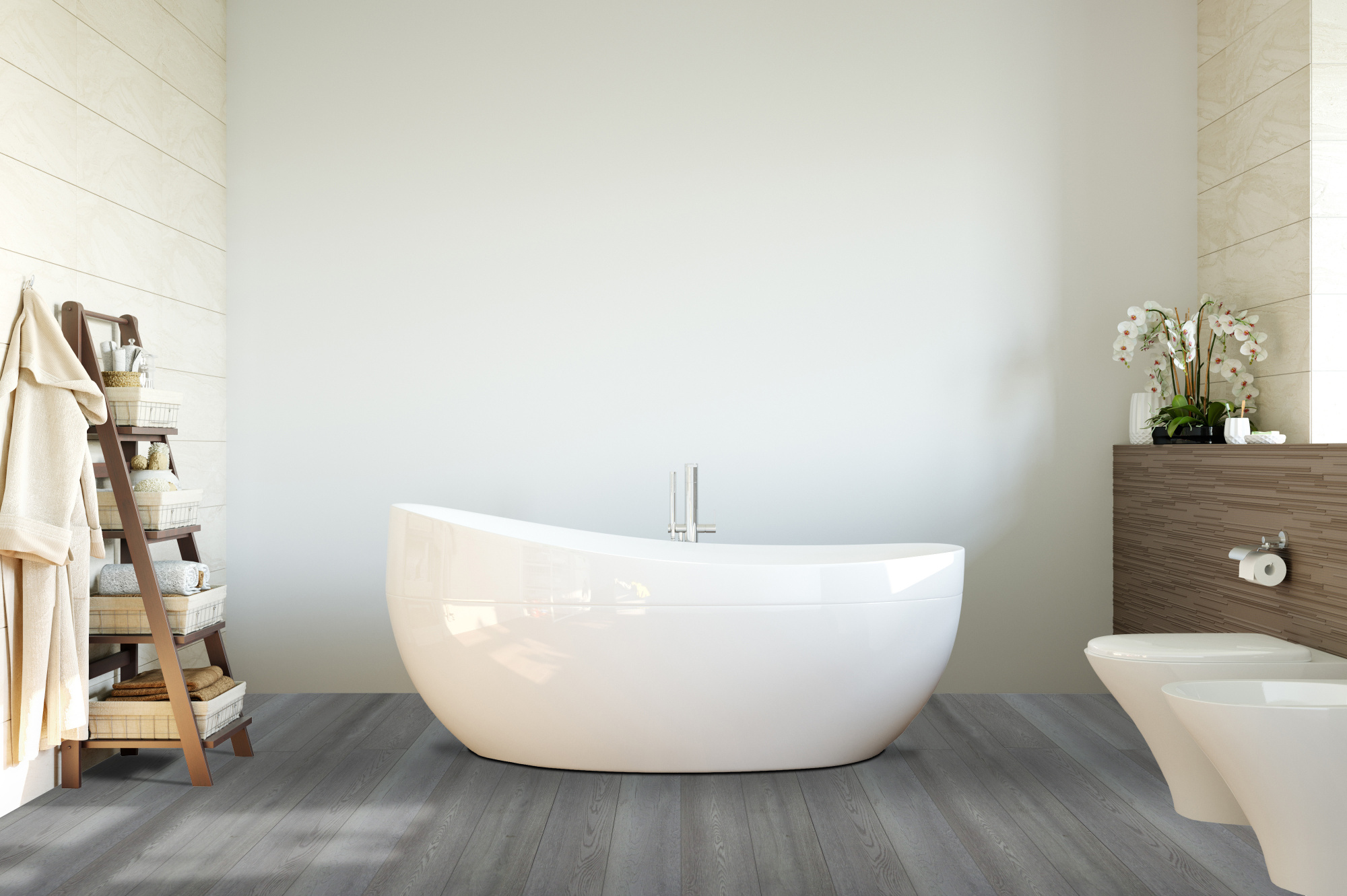 SPC Ламинат Planker Rockwood 4V Дуб Жемчужный 1004