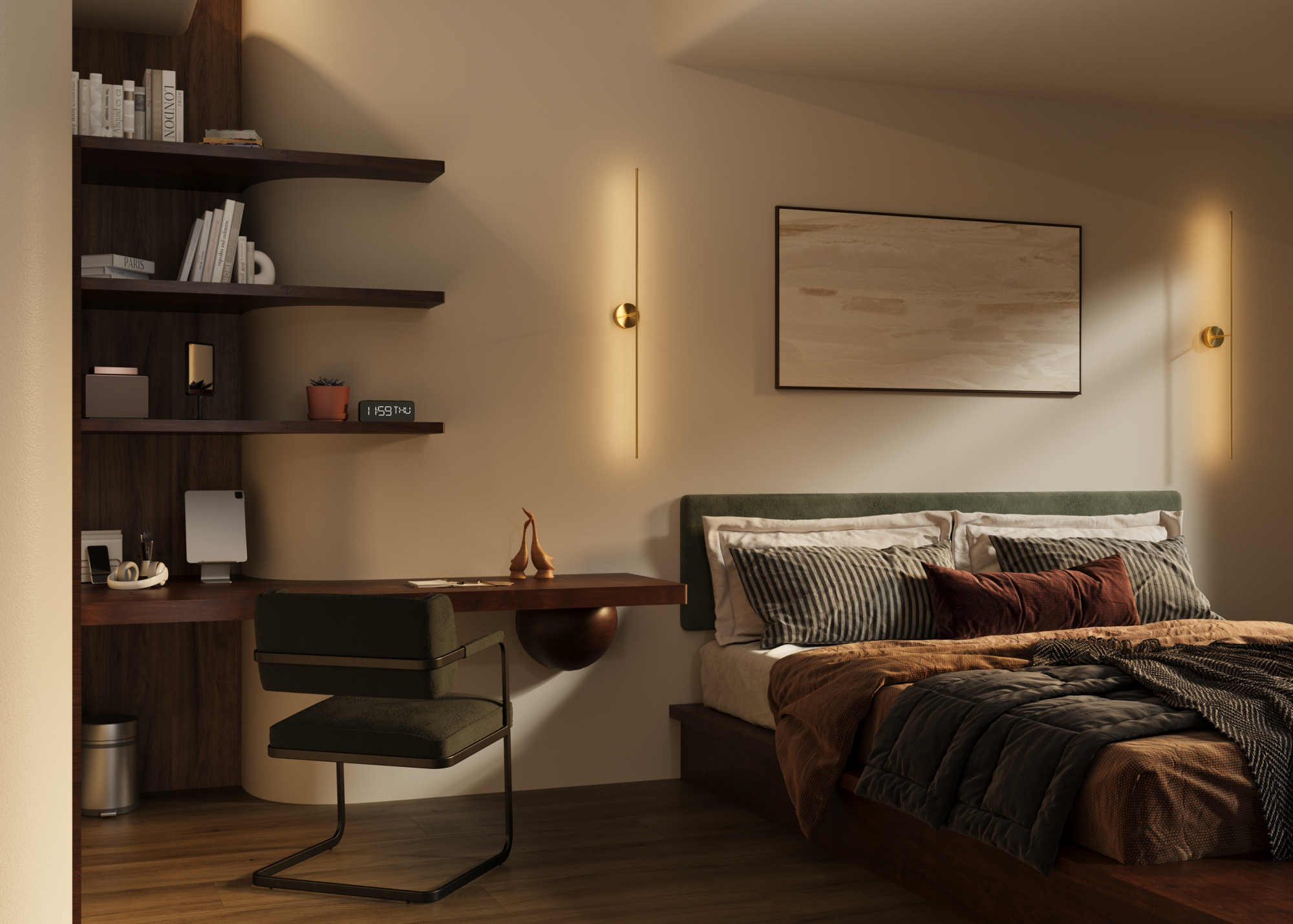 Настенный светильник (бра) Technical C084WL-L18BS2.7K