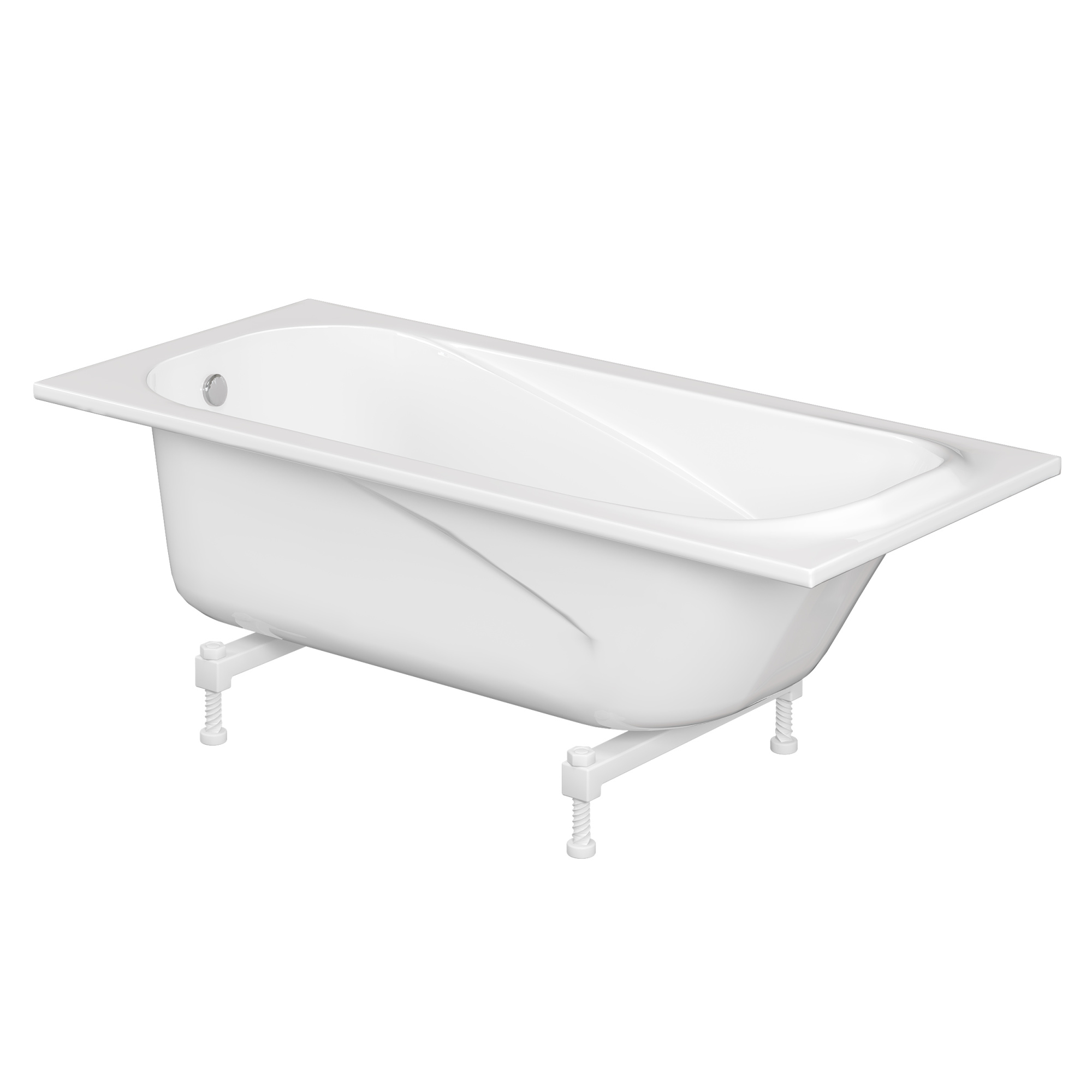 Ванна из литьевого мрамора 170х75 см Creto Nova 23-1113