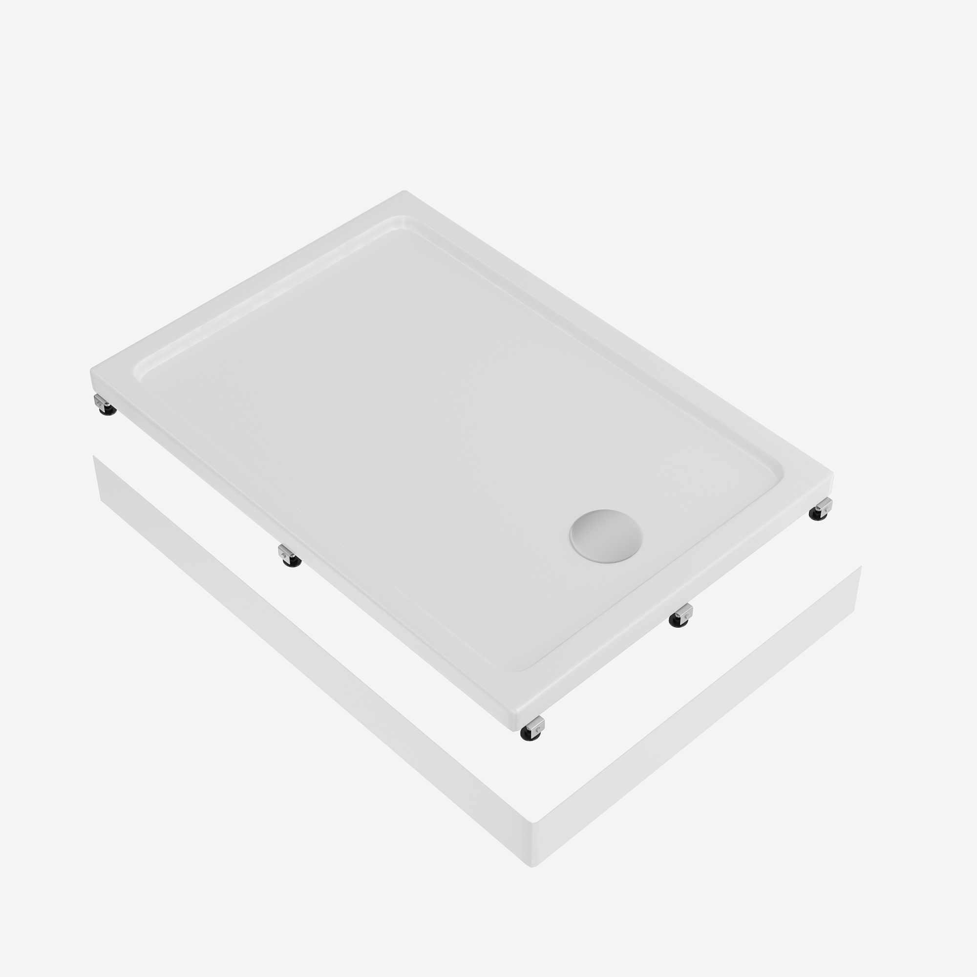 Душевой поддон акриловый Creto Olimpos 1000х700 6-1003