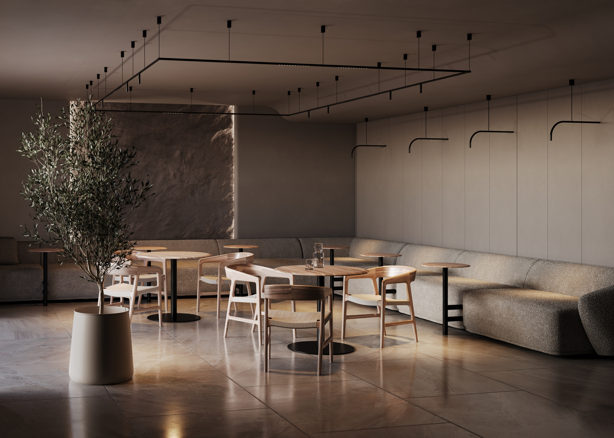 Светильник Technical C104WL-3W3-6K-B