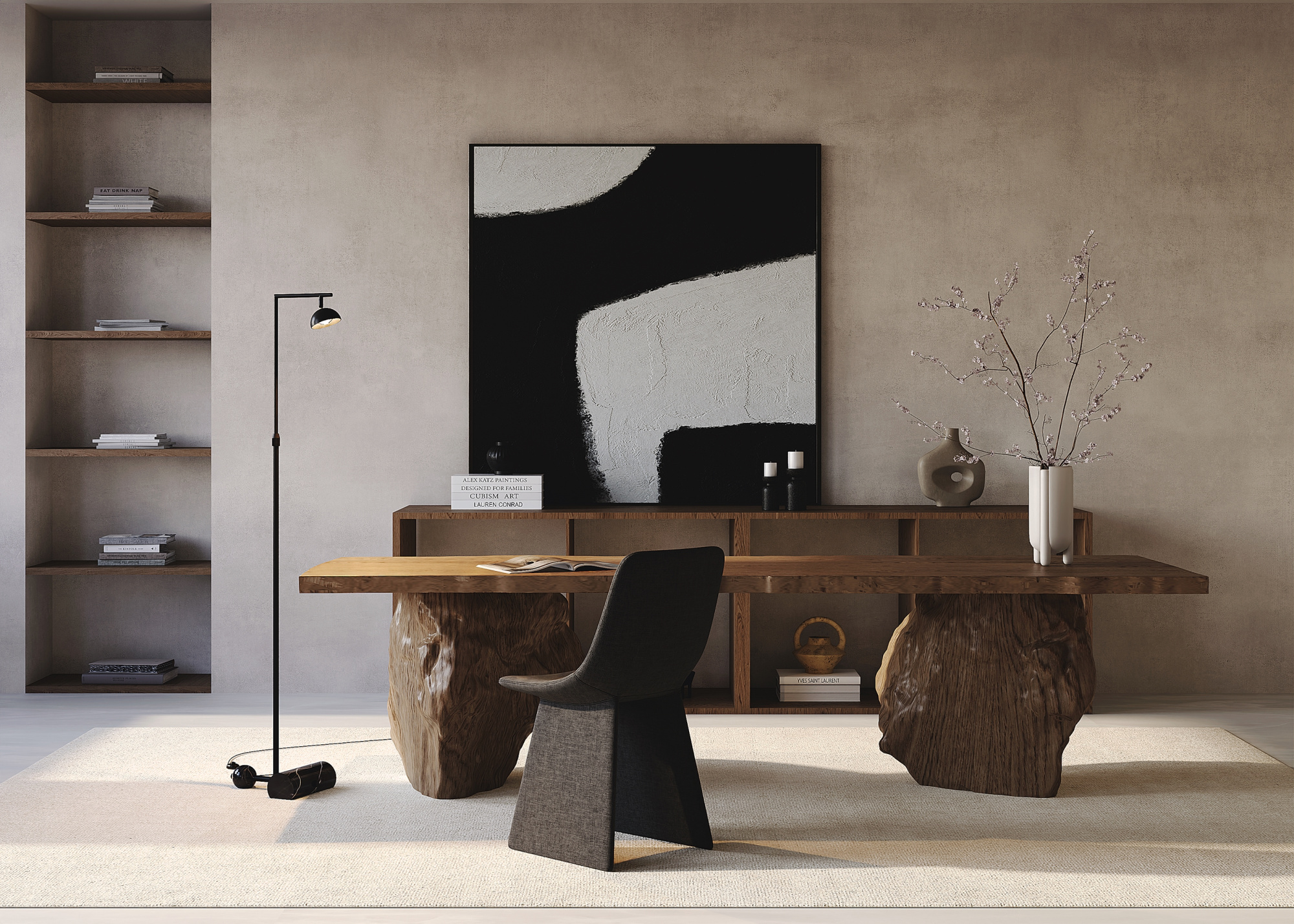 Напольный светильник (торшер) Maytoni MOD372FL-L10B3K