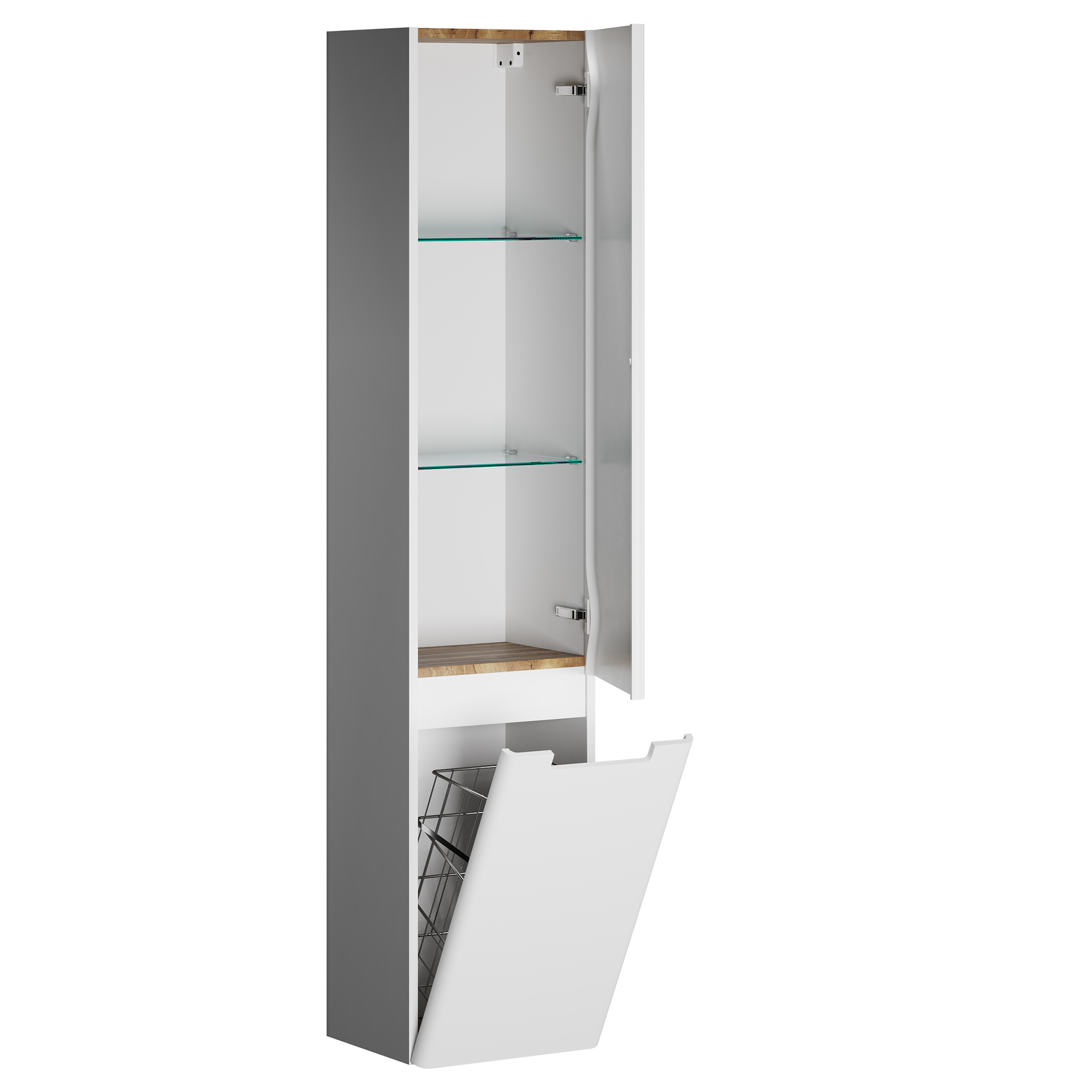 Пенал Creto Bravo White 35 см