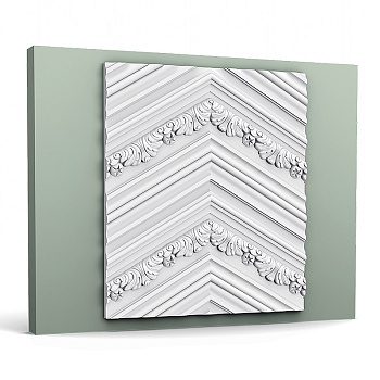 Стеновые панели Orac Decor 3D W130 Chevron Белый