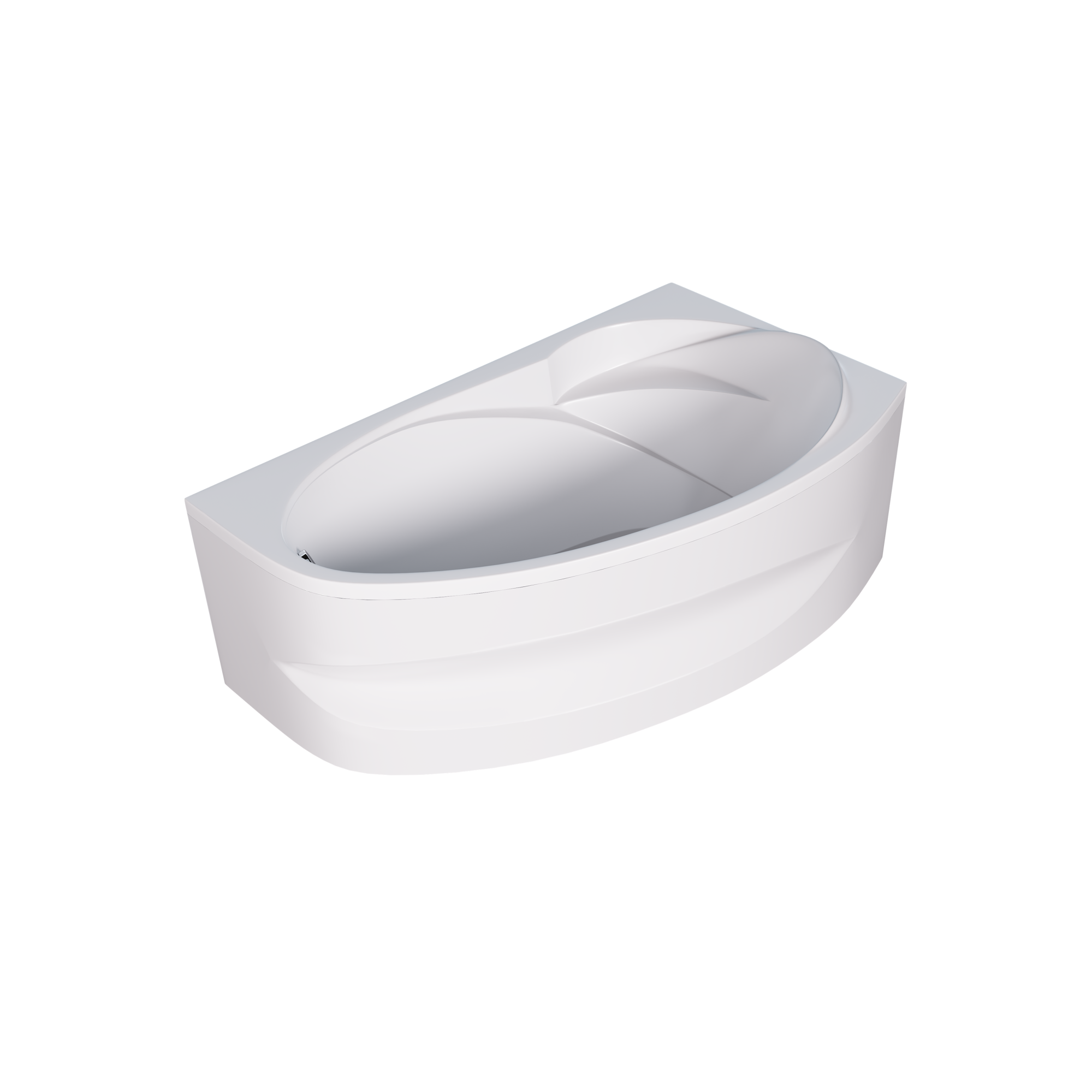 Акриловая ванна 170х100 см Creto Juliya 31-170100R белая