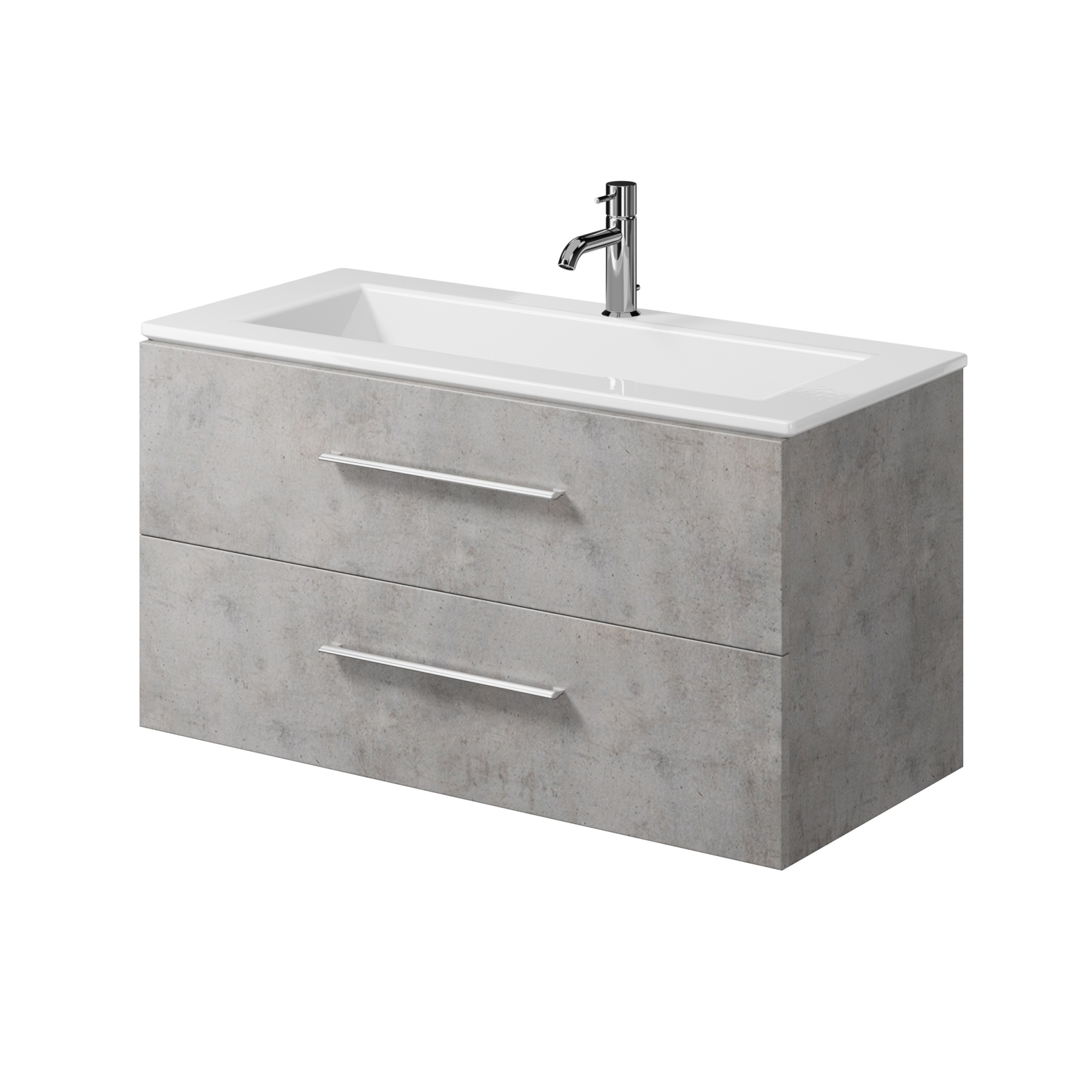 Тумба под раковину Creto Ares 100 серый