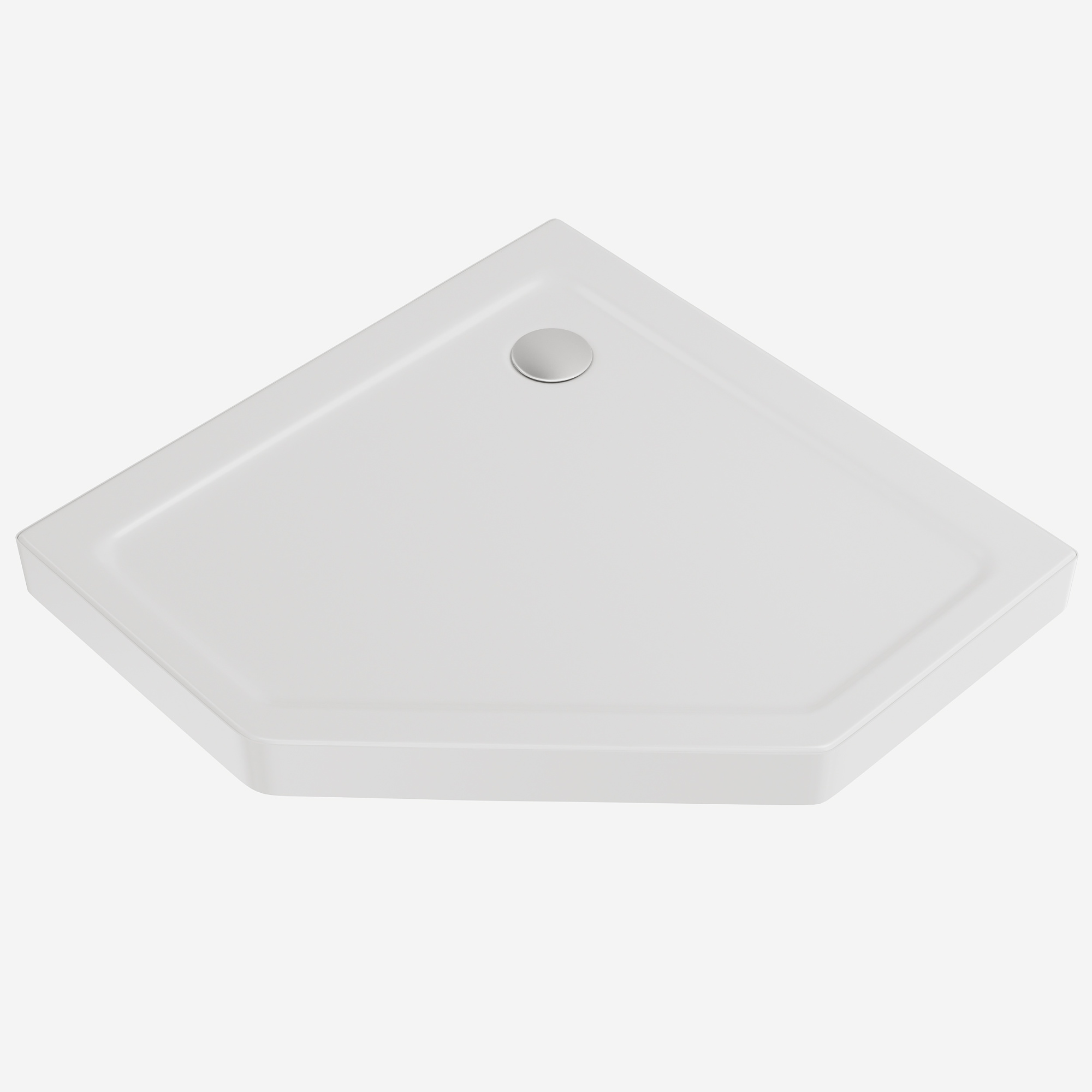 Экран акриловый Creto Pegas 90х90 для поддона 7-1002